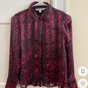 walter baker button up blouse
